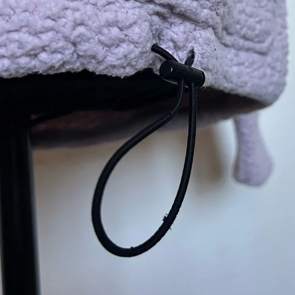 PINK Victorias Secret Woman’s Small Pink Sherpa Pullover Hoodie - Picture 10 of 12